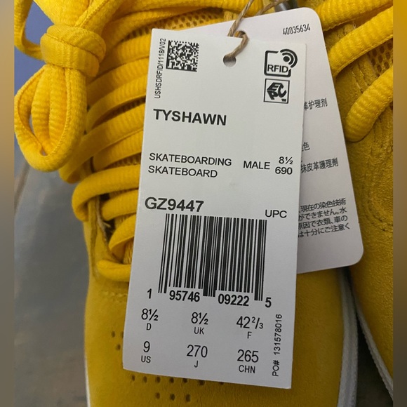 New Adidas TYSHAWN Men’s Size 9 with tags - Picture 3 of 11